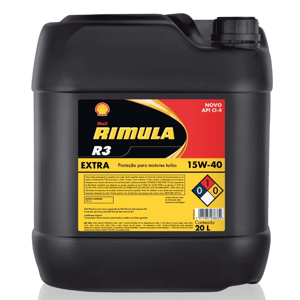Óleo Motor 15W40 Rimula R3 Extra CI-4 – PneuDrive
