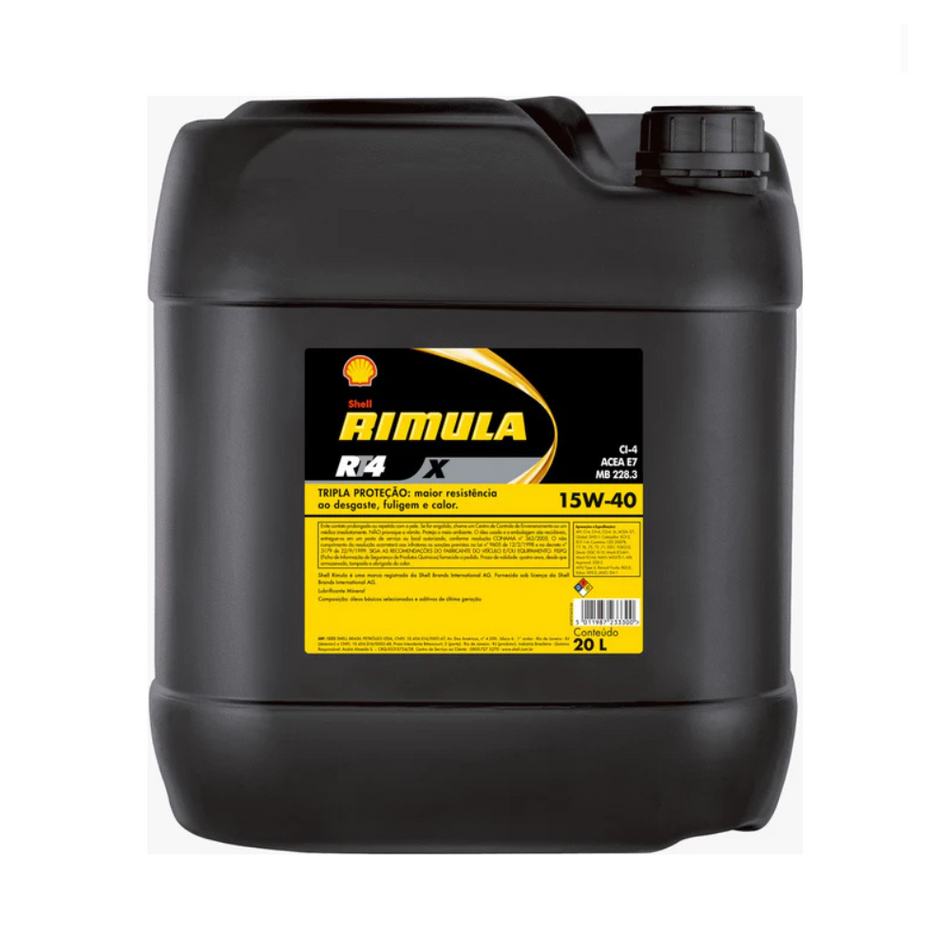 Óleo 15W40 Shell Rimula RT4 X 20L