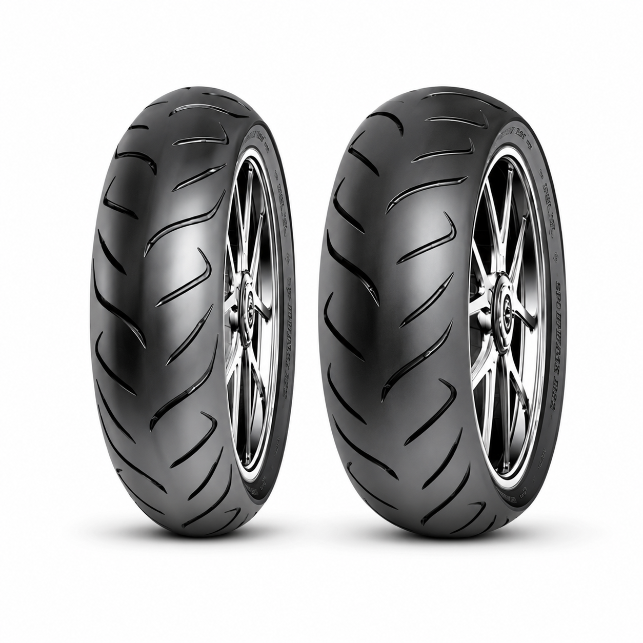 Kit Pneus Dunlop Sportmax D222 EO 120/70R17 + 160/60R17 Dianteiro