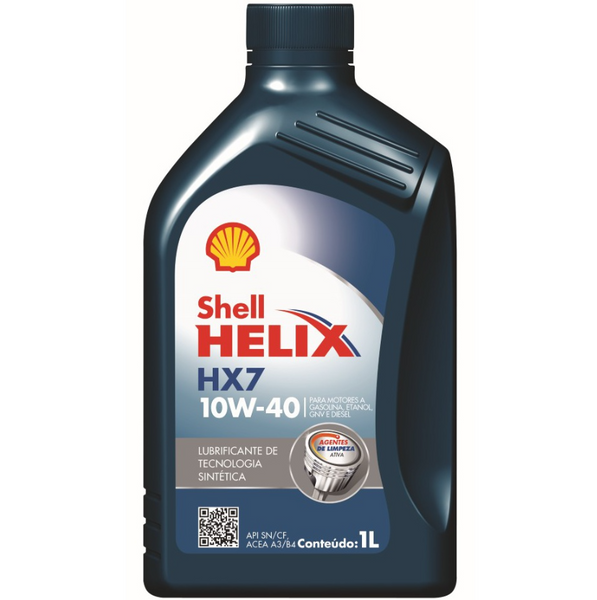 Óleo 10W40 Shell Helix HX7 SN GAS 1L – PneuDrive